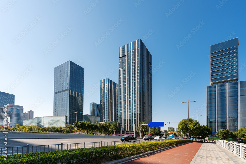 Ningbo City Modern Architecture Landscape