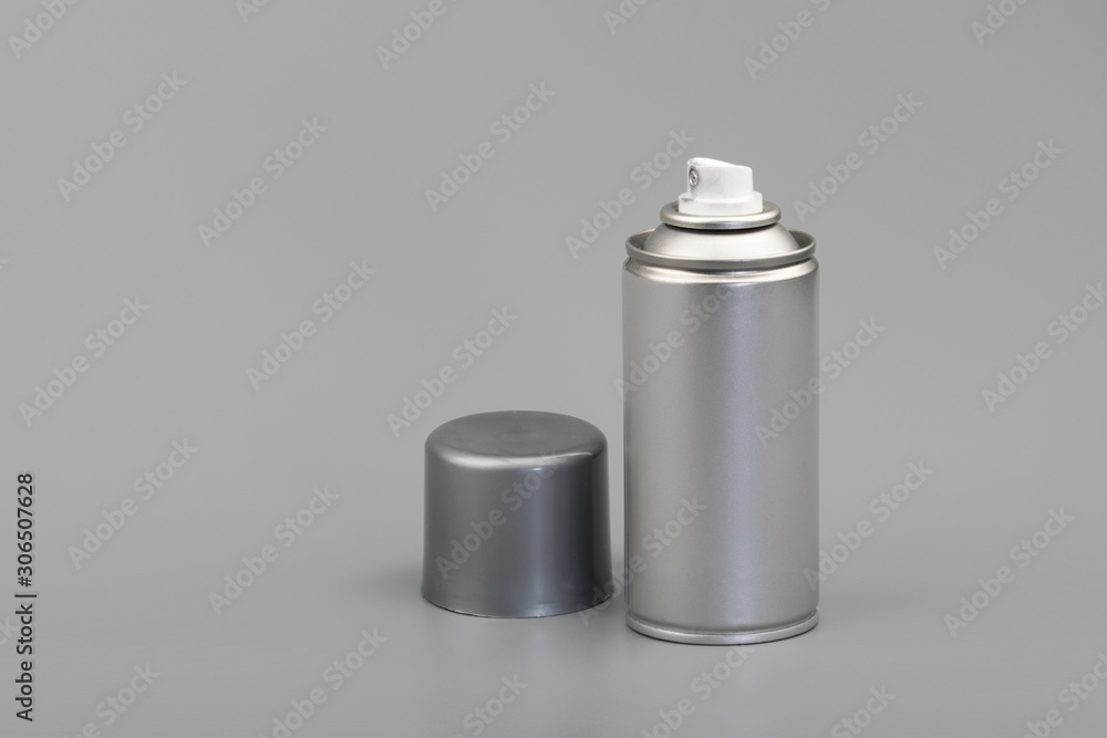 aerosol spray can with copy space