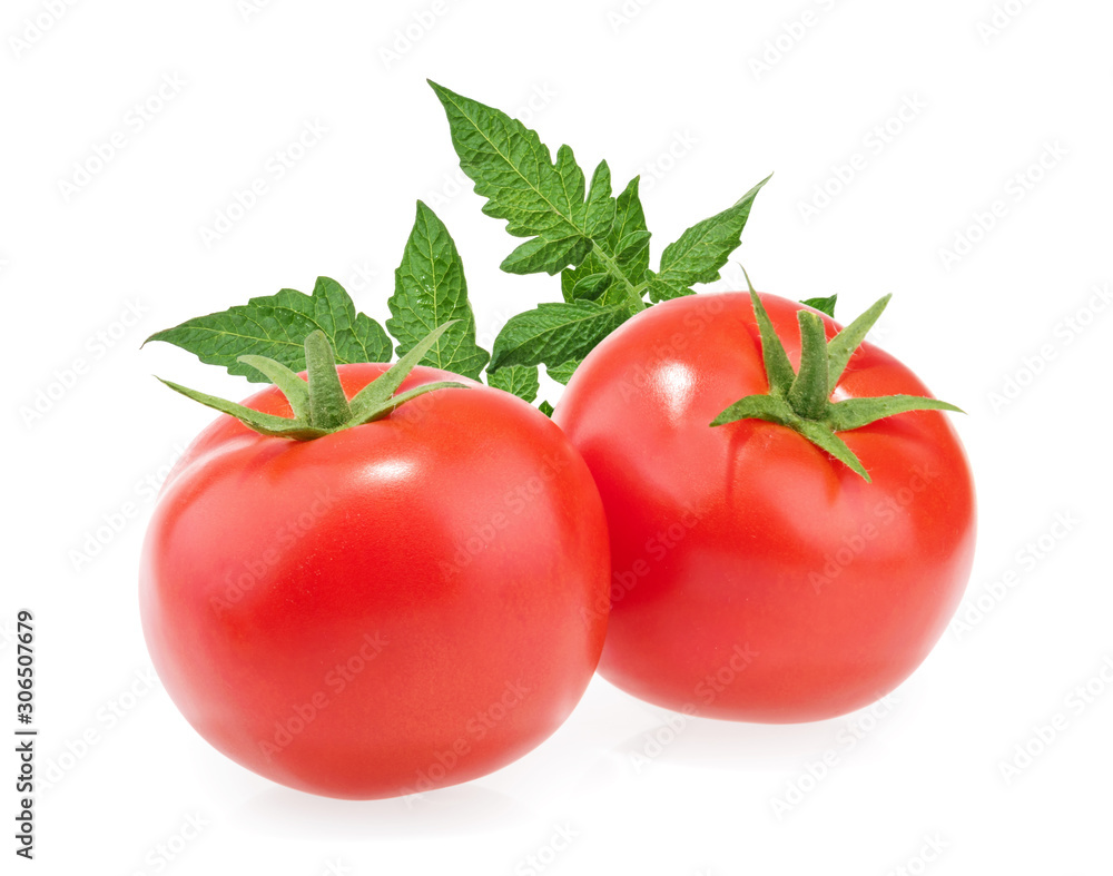 Tomato isolated on white background