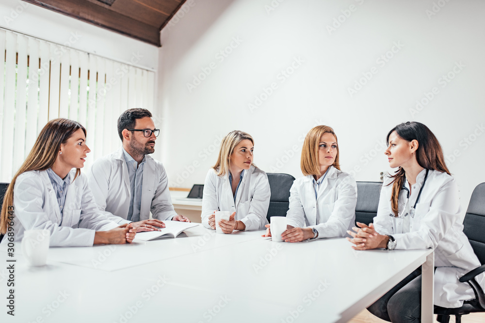 Medical team meeting.