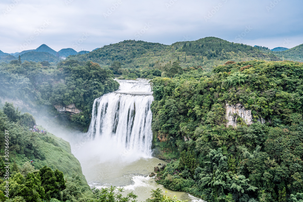 Scenery of Huangguoshu waterfall in Guizhou, China