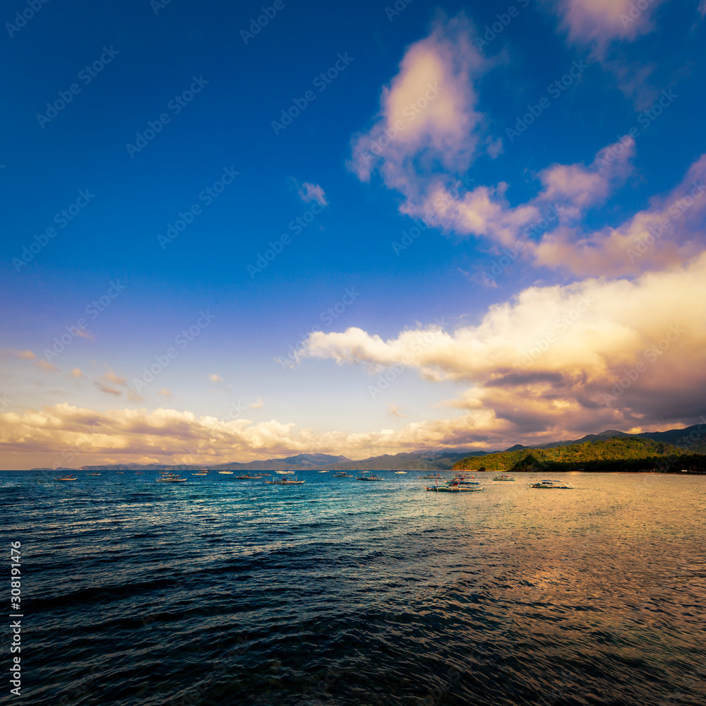 Evening Sky over the St. Paul Bay, Palawan