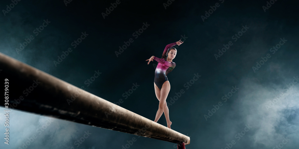 Female gymnast.