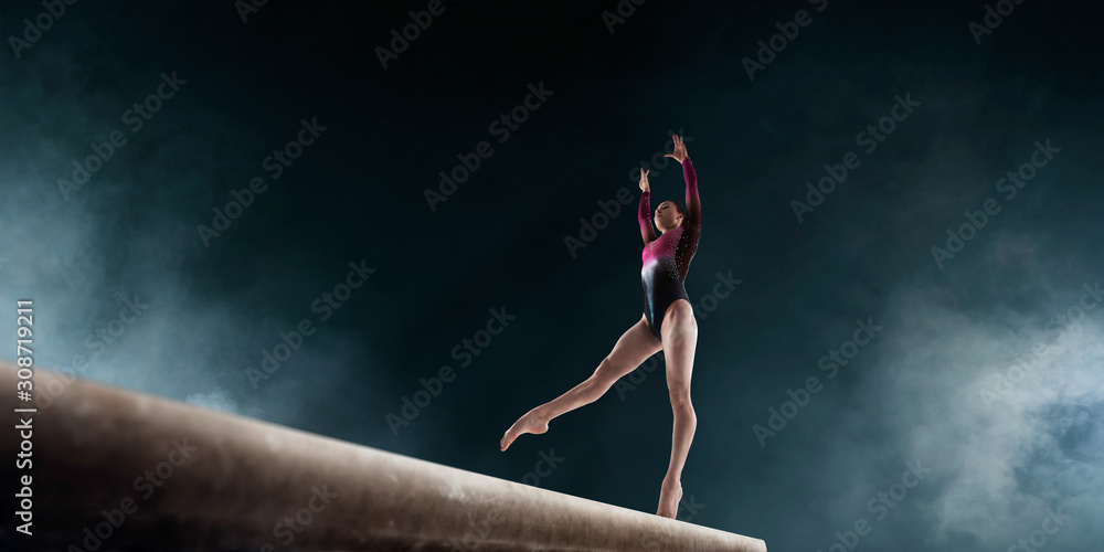 Female gymnast.