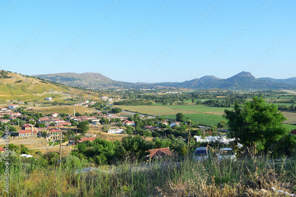 从Kalekoy看到Badelmi地区的景色-土耳其爱琴岛Gokceada（Imbros）