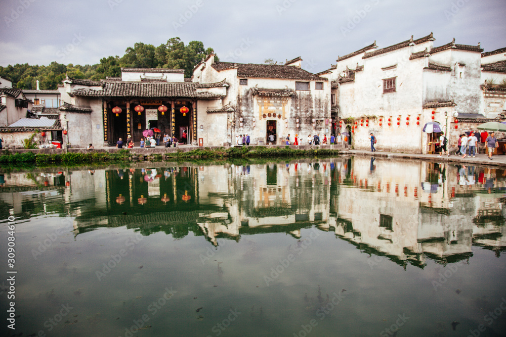 Hongcun Village, Huizhou ancient village, Anhui, China