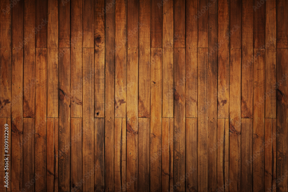 dark old wood wall texture background