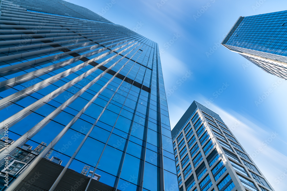 Guangzhou Financial District Plaza Architectural Landscape Office Building