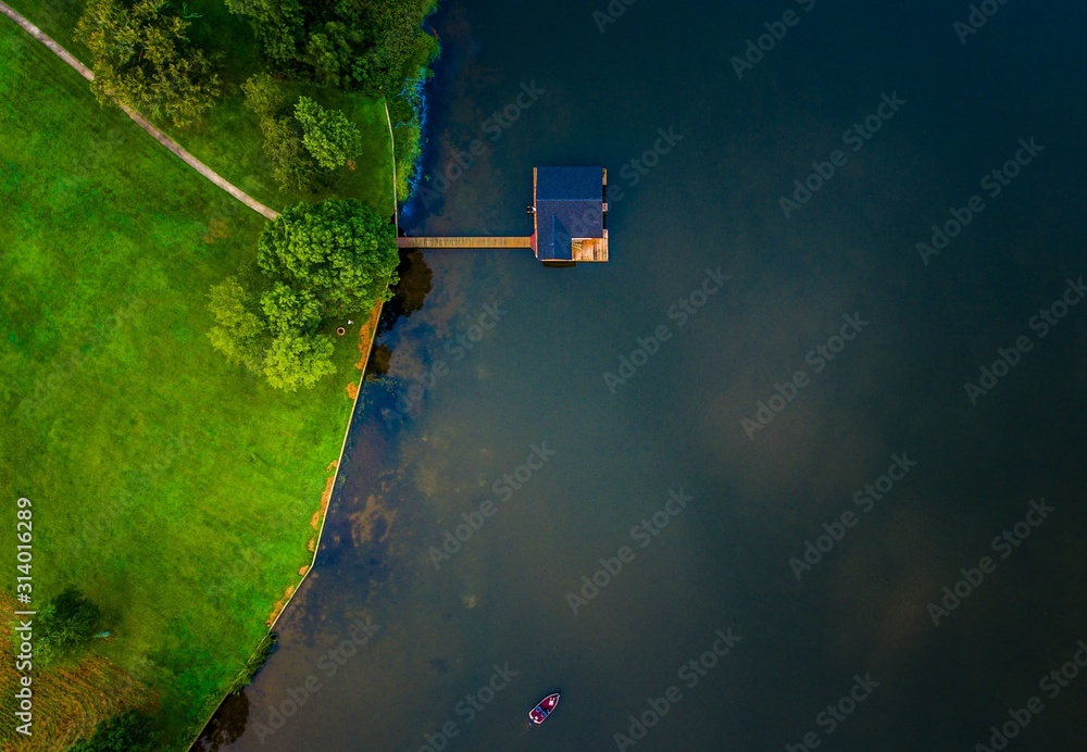 boat on the river