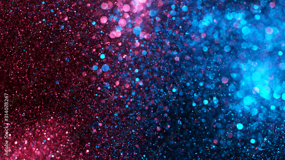 Abstract neon glittering background