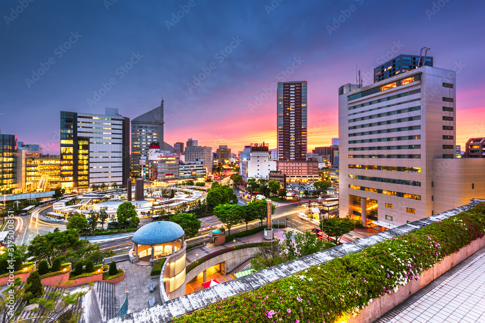 日本静冈市滨松市市区景观