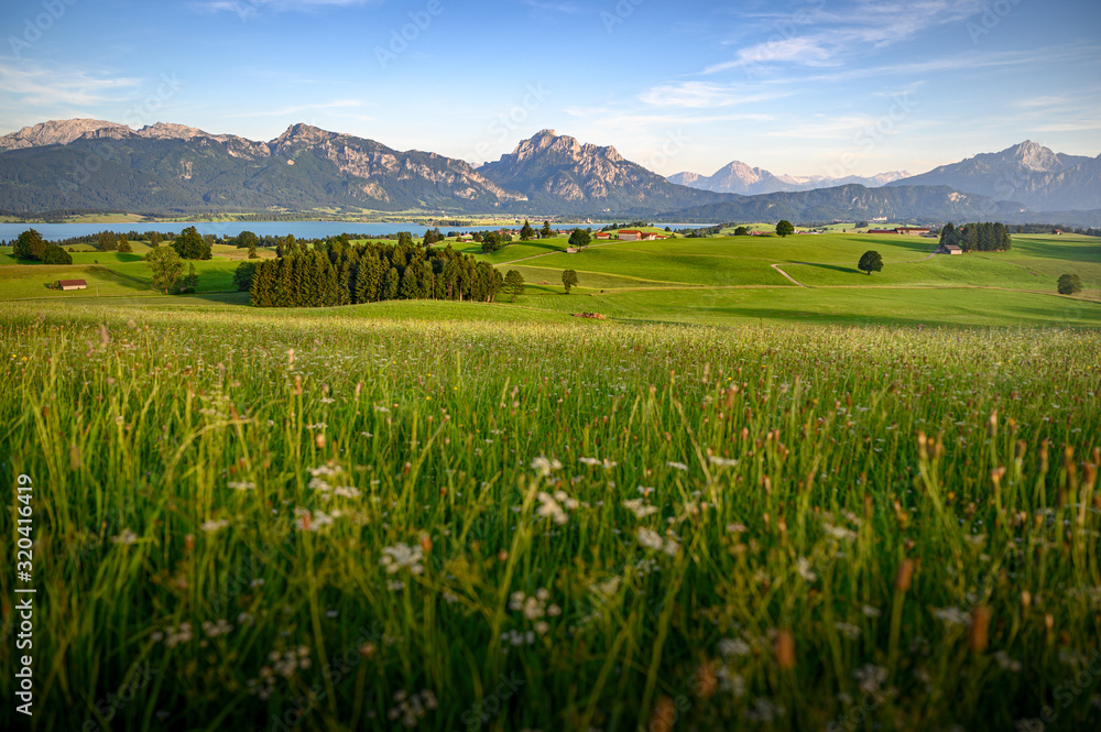 Idyllic rural Bavaria, Allgäu, Germany