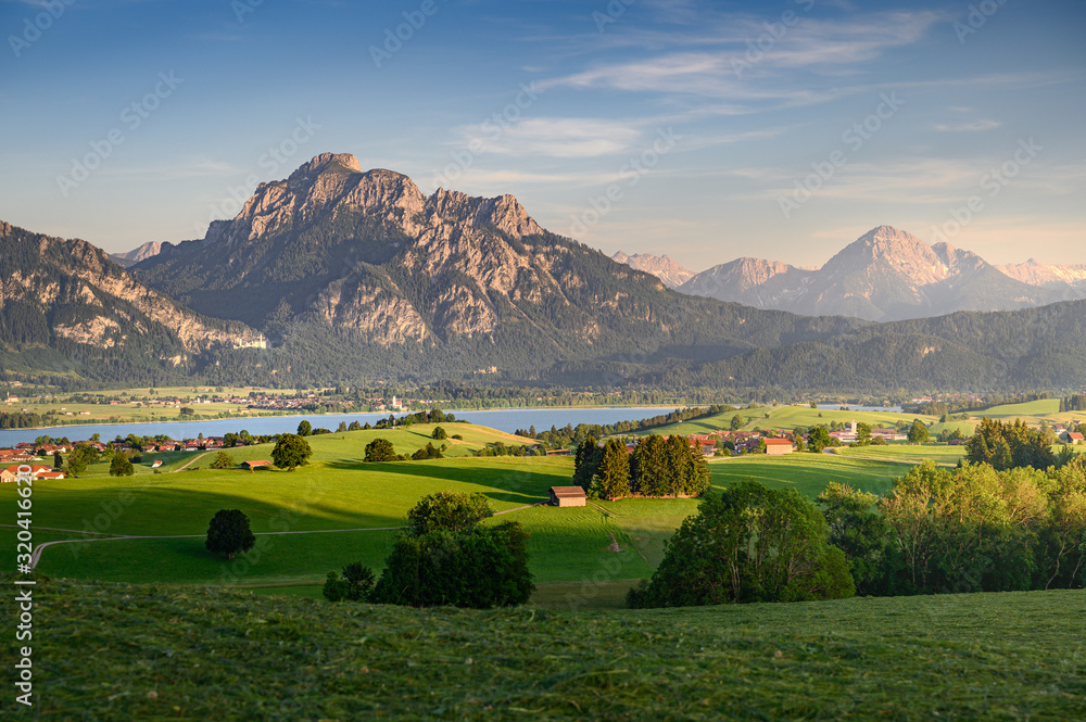 Idyllic rural Bavaria, Allgäu, Germany