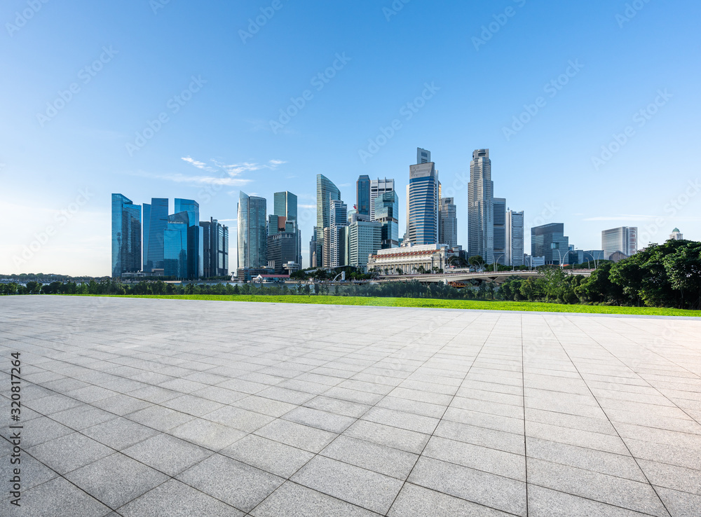 modern city skyline