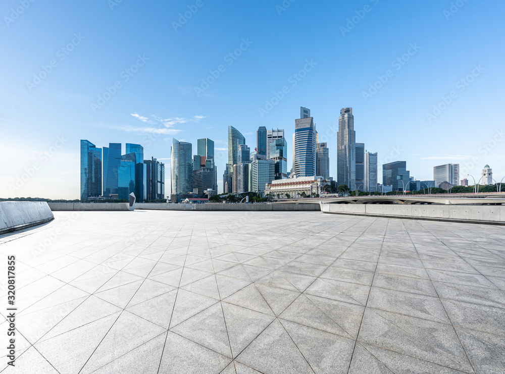 skyscrapers in the city