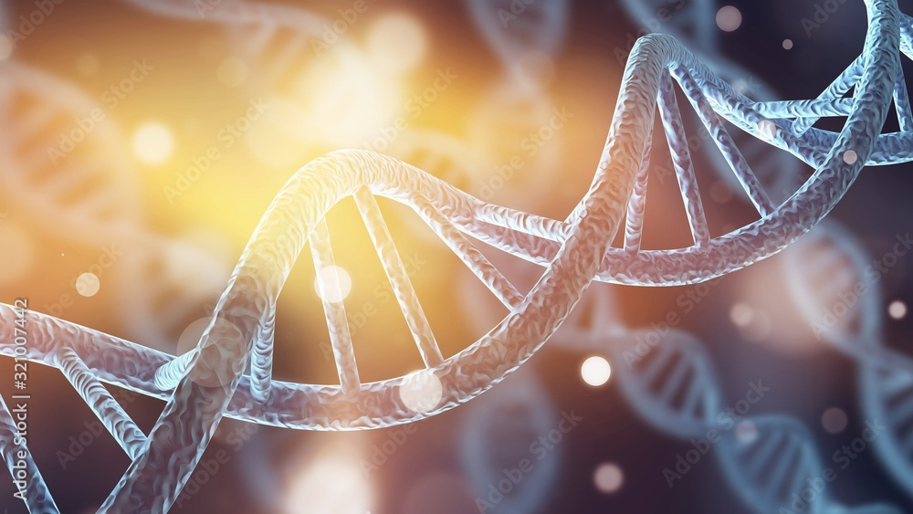 Scient classic DNA structure illustration