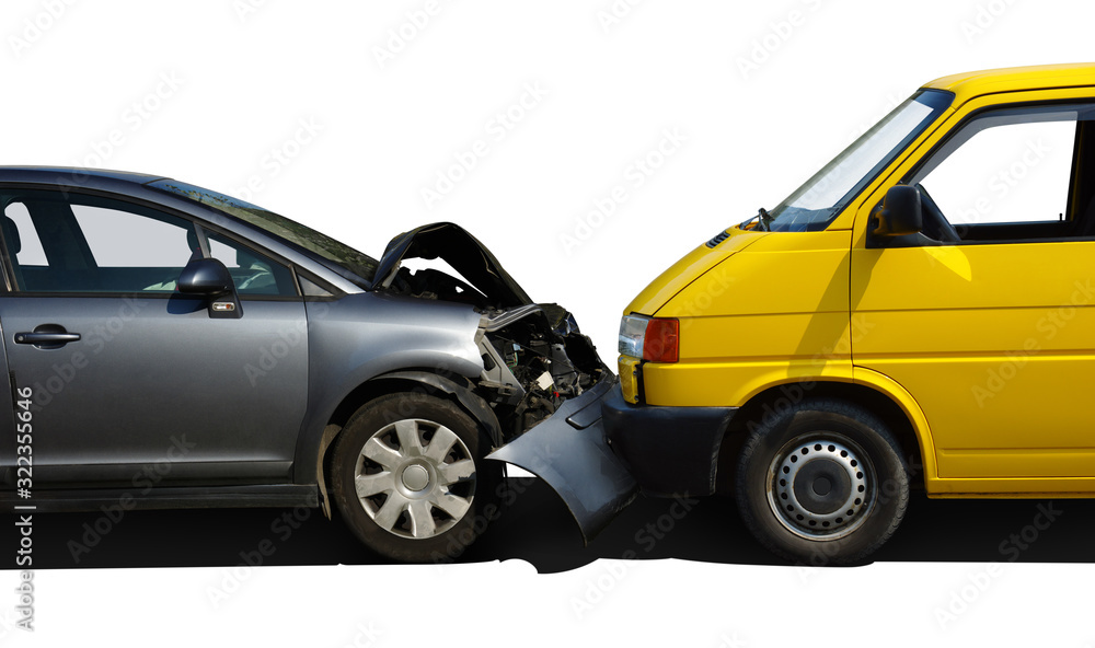 Car accident involving two cars