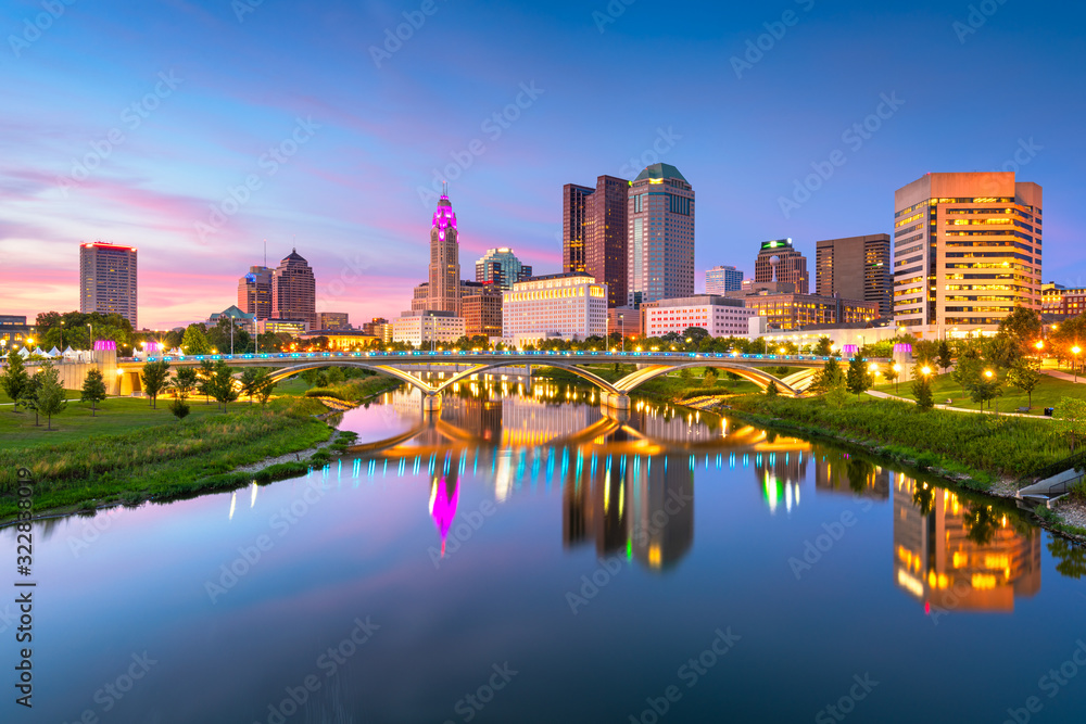 Columbus, Ohio, USA Skyline