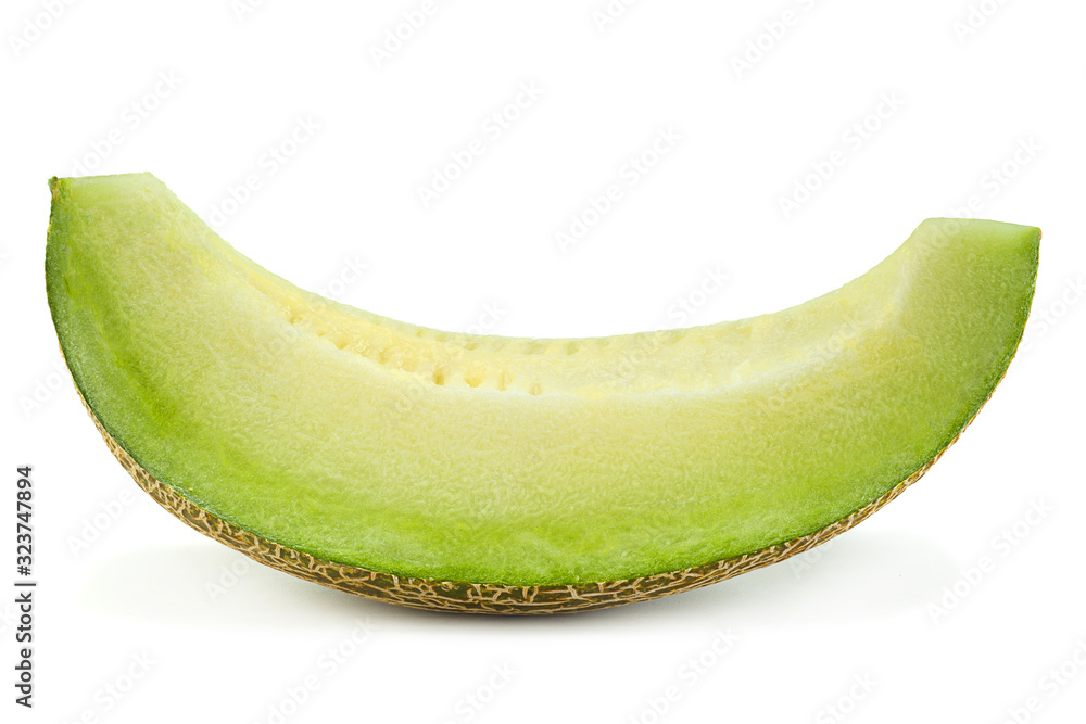 Ripe melon fruit colseup