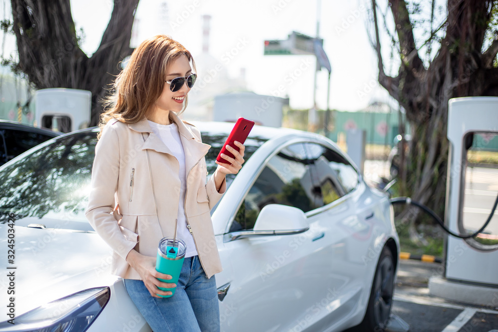 Woman with Eco-friendly lifestyle