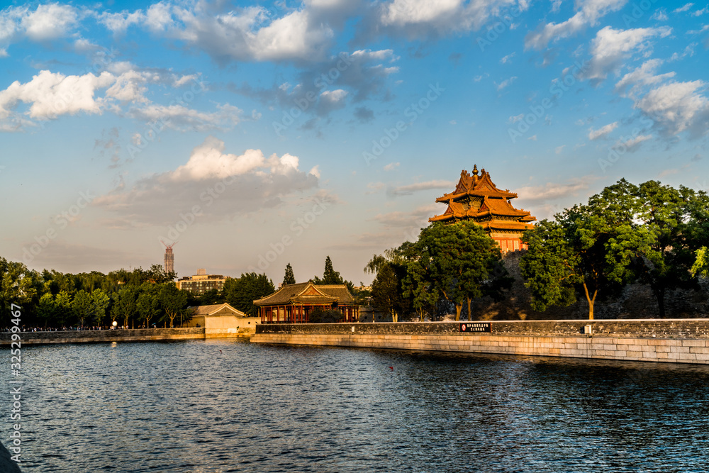 Scene of the Forbidden City in Beijing, China