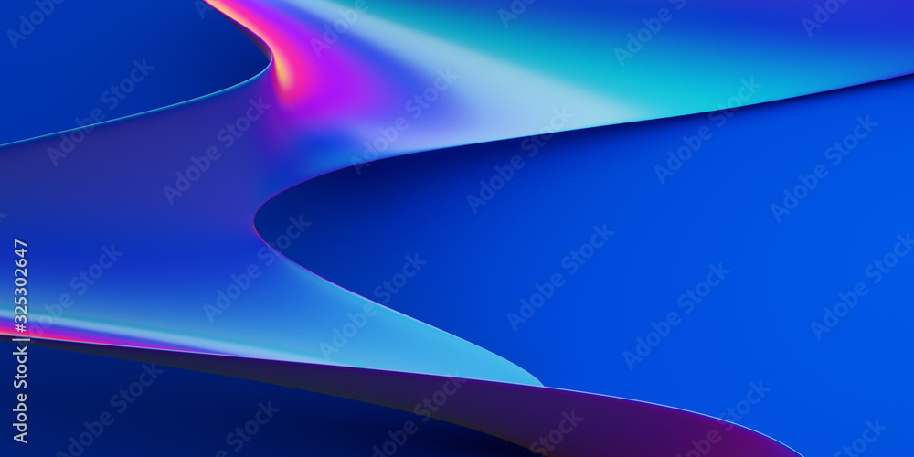 Abstract 3d rendered illustration, modern background design