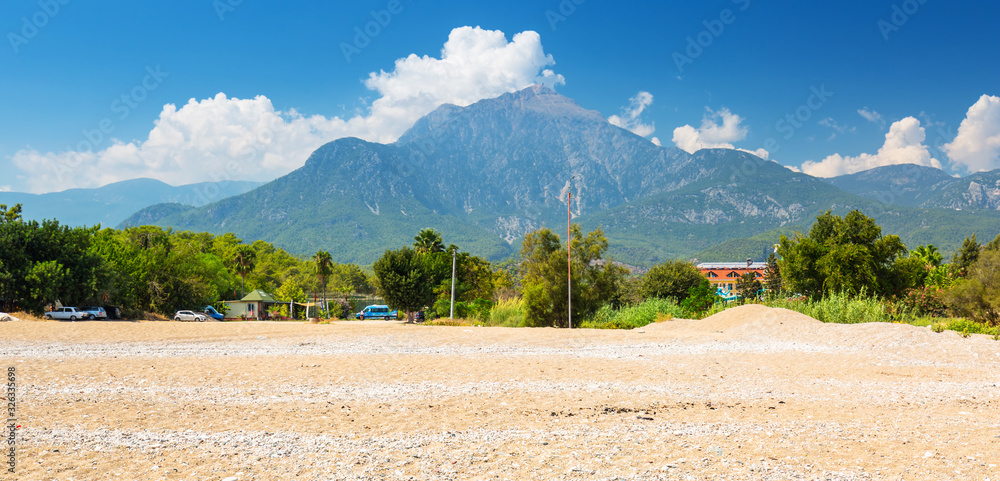 Coast of the Turkish Riviera with amazing beach, Tekirova