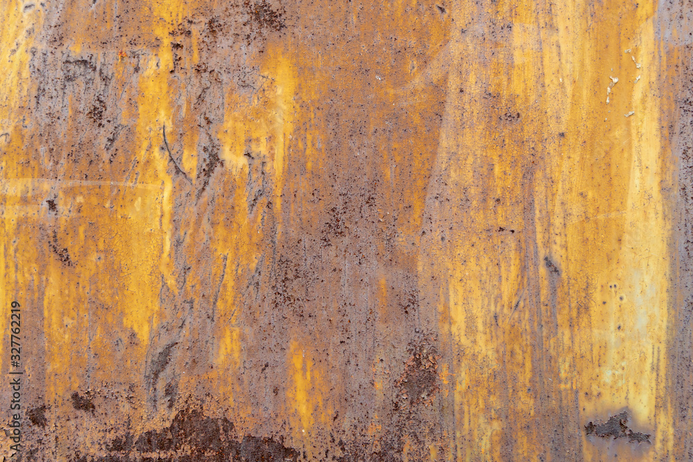 Rusty metal plate background material..