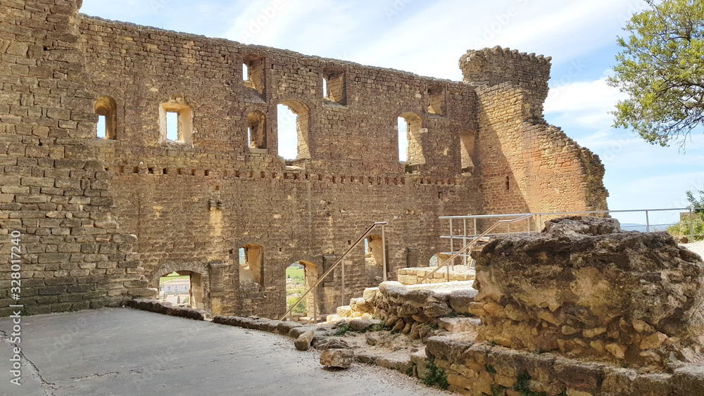 Castle of Châteauneuf-du-Pape, southeastern France