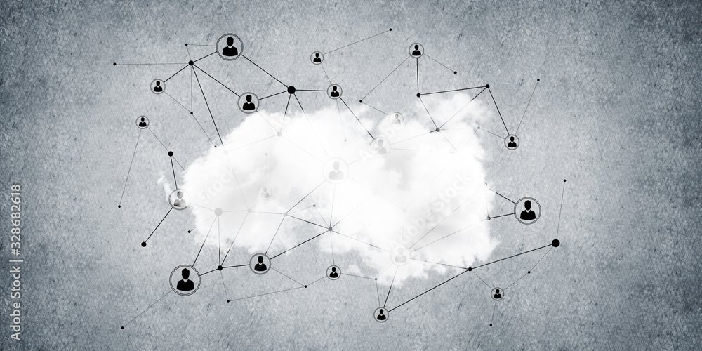 Wireless technologies for connection and sharing data as abstract concept