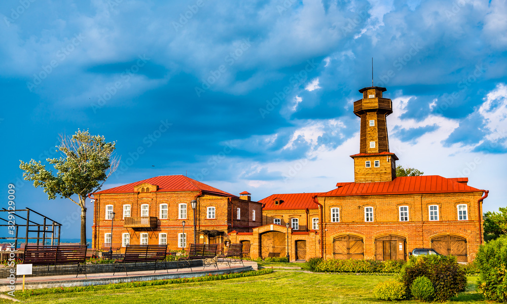 Heritage fire station in Sviyazhsk - Tatarstan, Russia