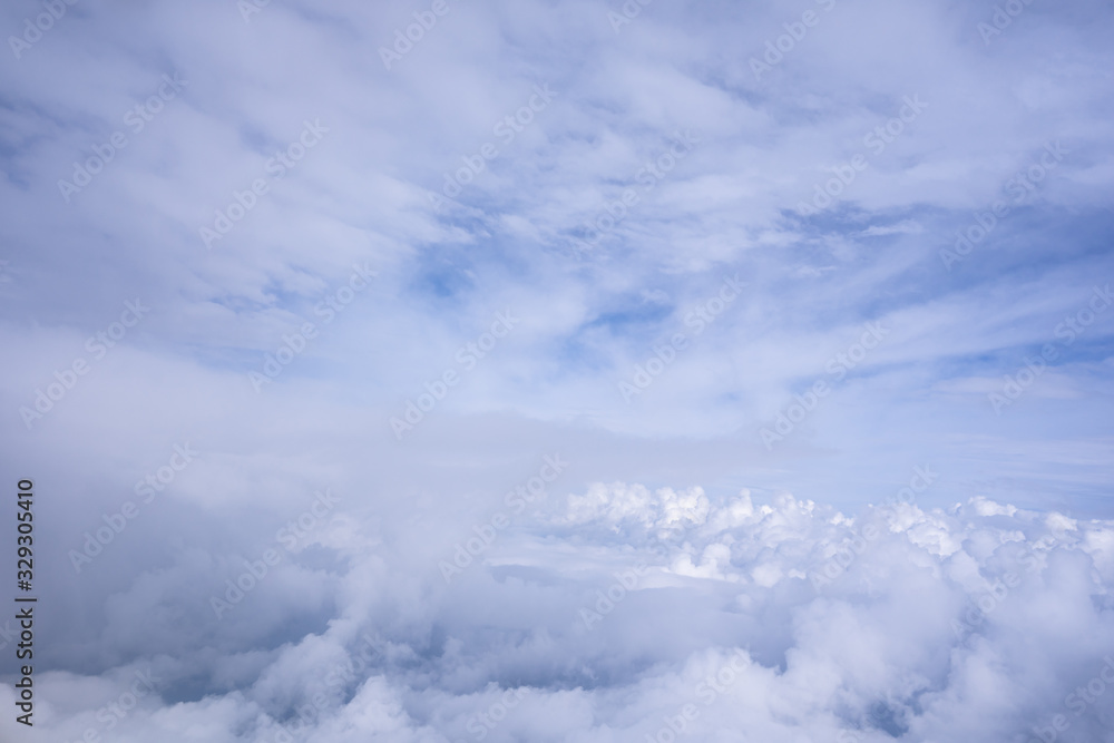 blue sky with clouds