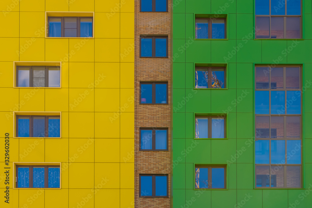 Modern building with blue sky