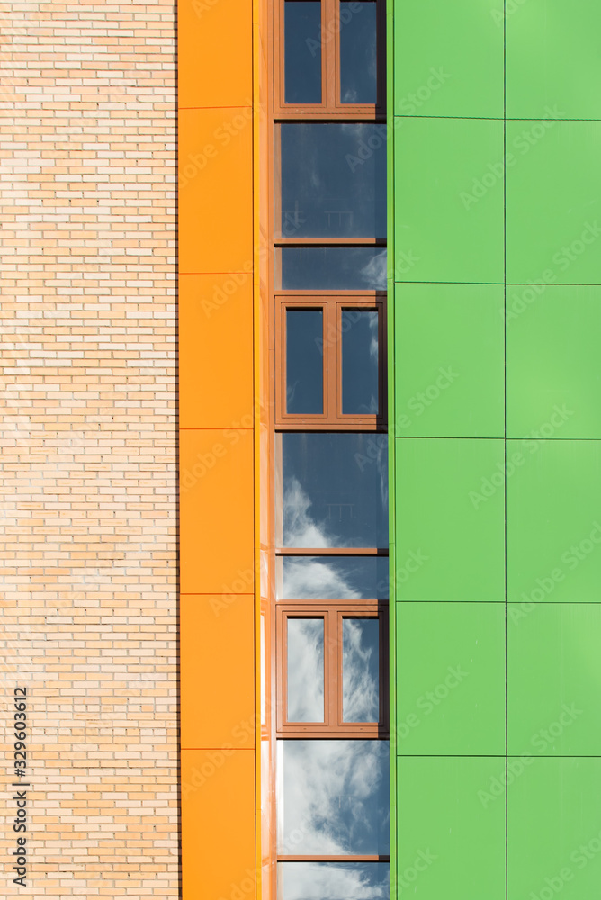 Modern building with blue sky