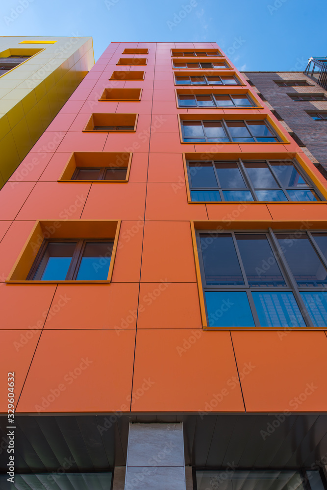 Modern building with blue sky