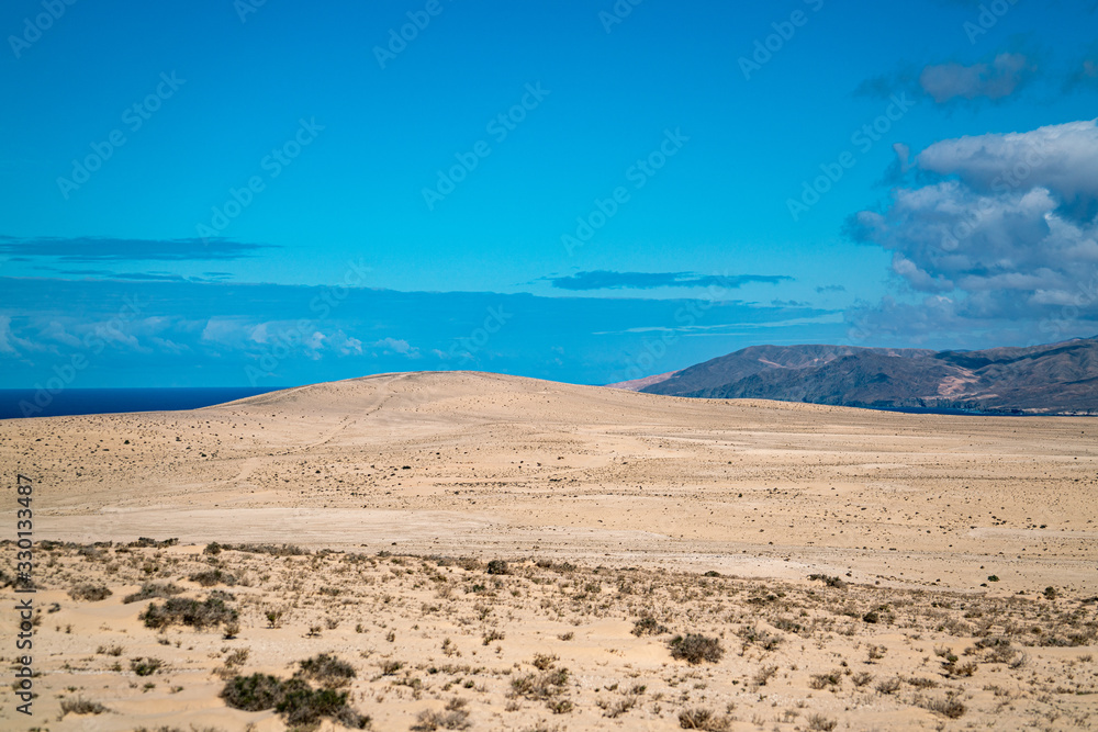 Istmo de la Pared - Fuerteventura at its narrowest point. Stone desert