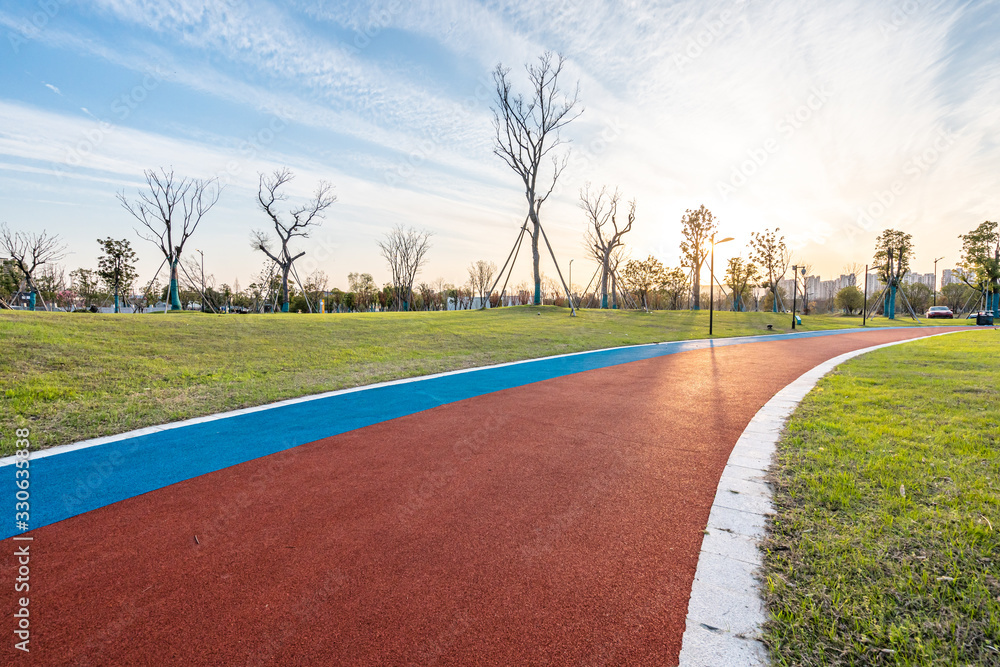 track in park