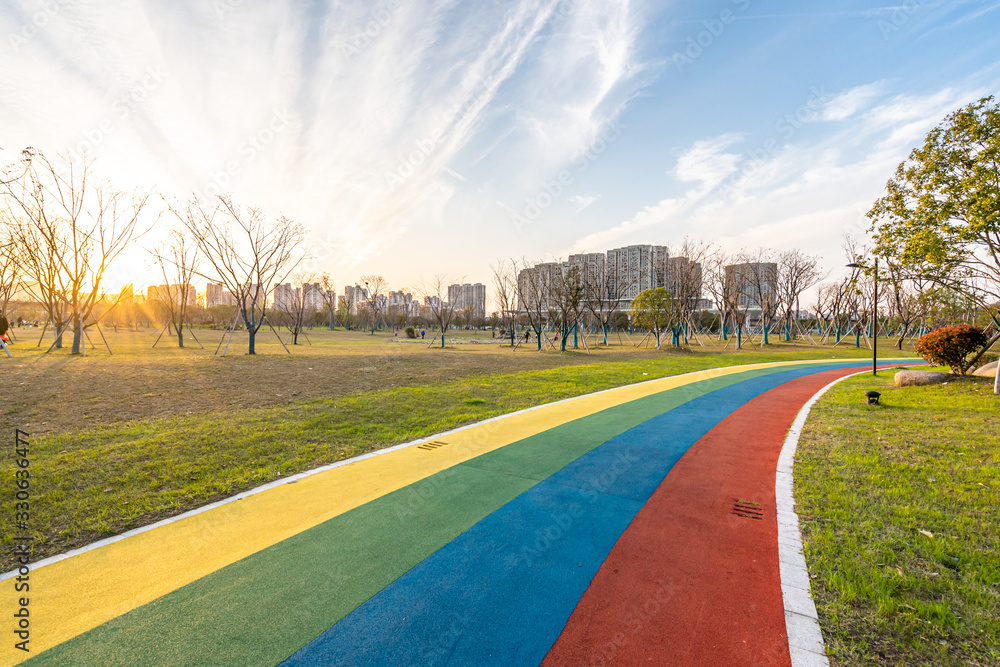 track in park