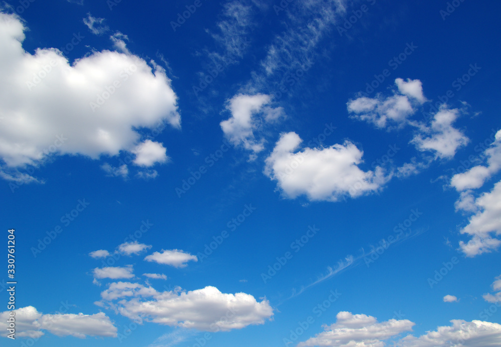  sky and white clouds