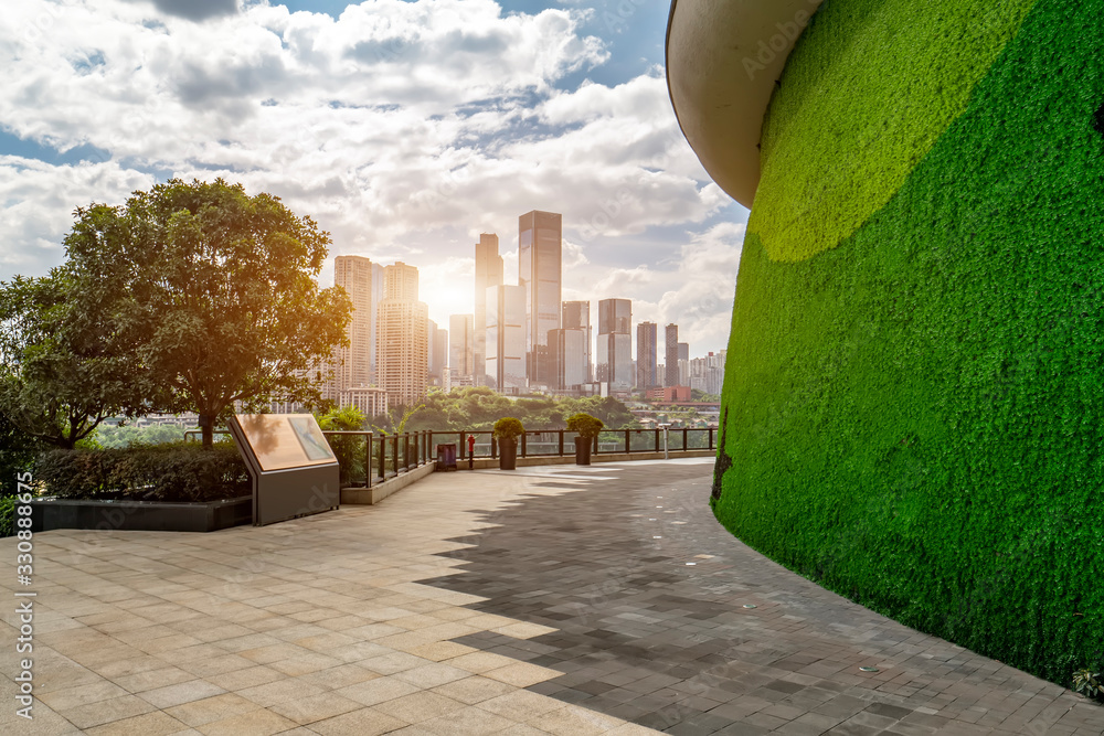 Modern metropolis skyline, Chongqing, China, Chongqing panorama.