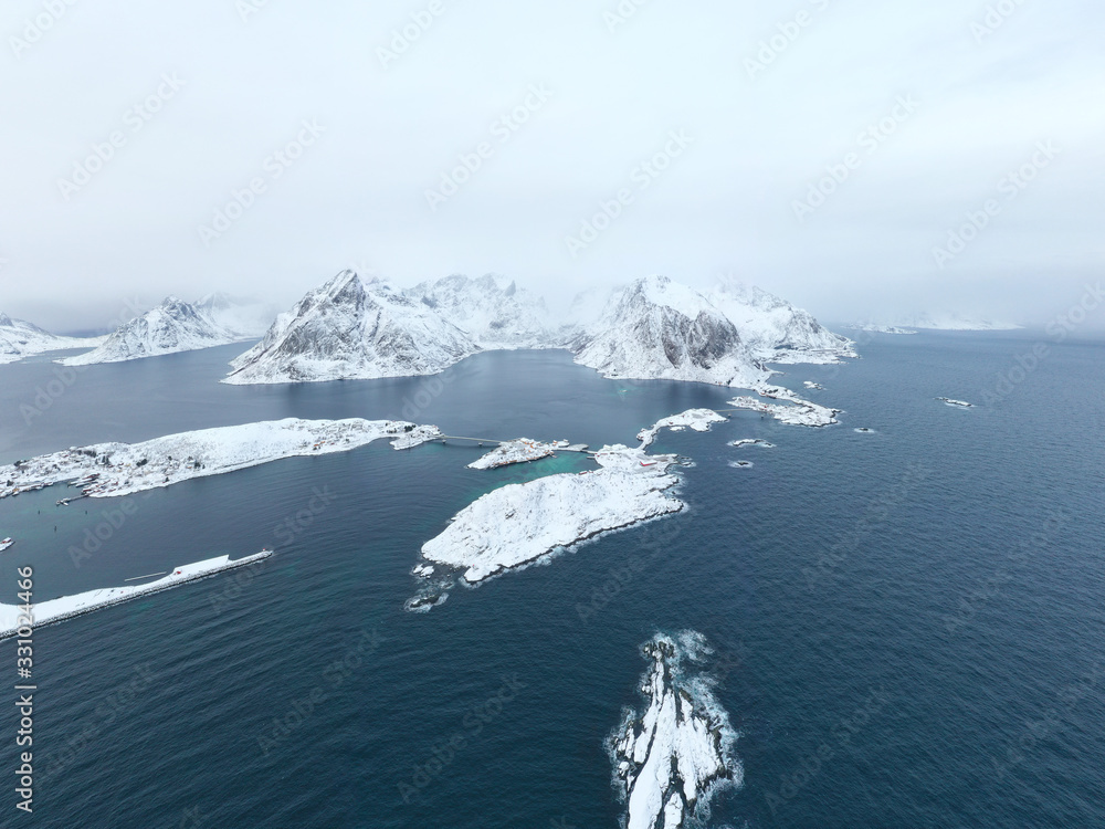 The Lofoten Islands Norway is known for excellent fishing, nature attractions such as the northern l