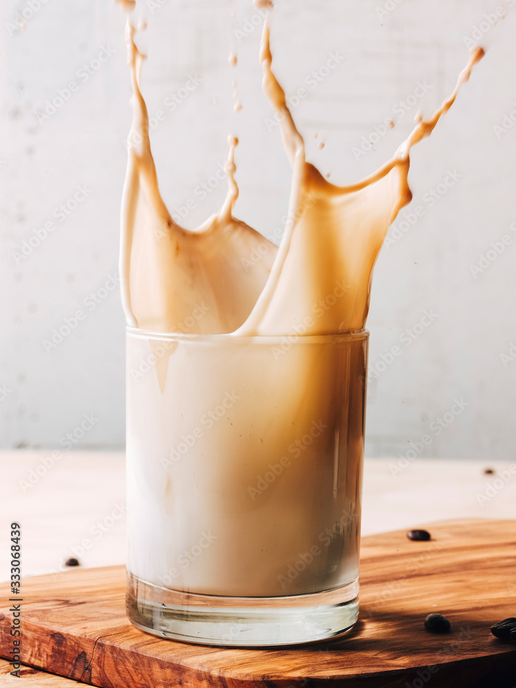 Coffee Milk Splash