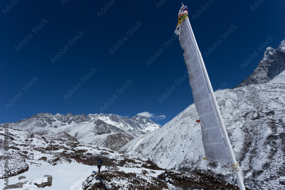 himalaia mountains in winter