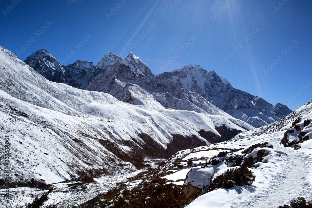 喜马拉雅山景观