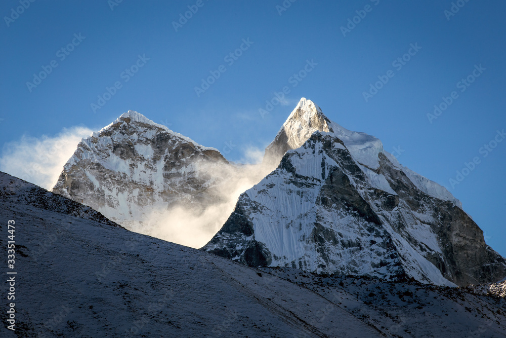 冬天的大山