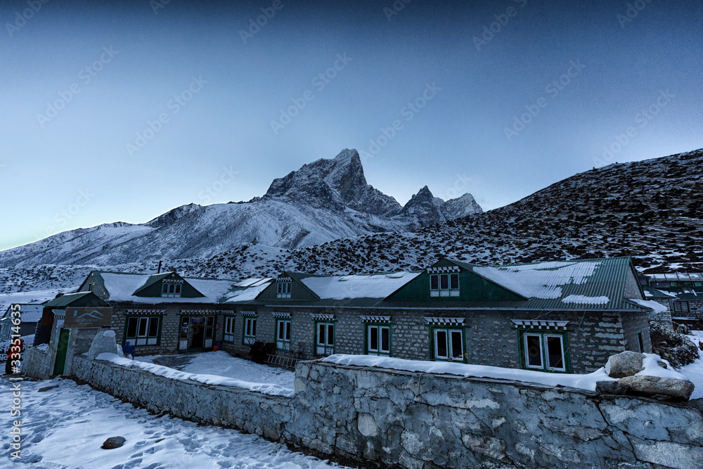 house in the mountains