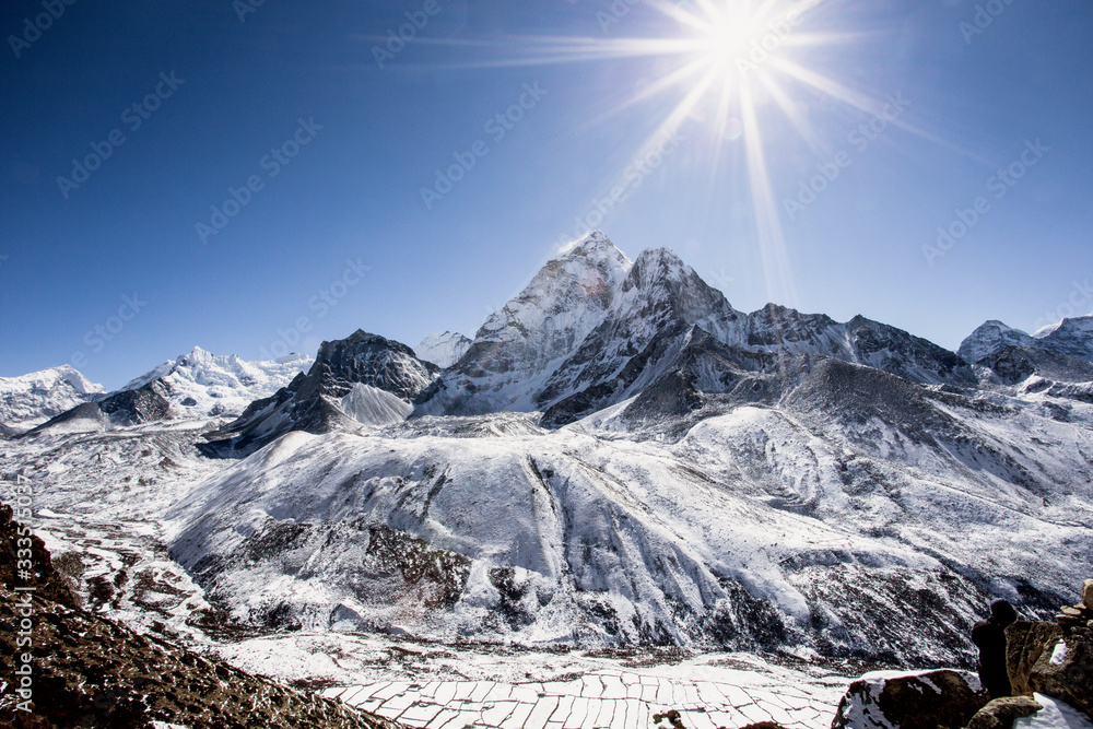 冬天的大山