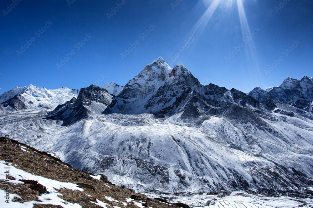 冬天的大山