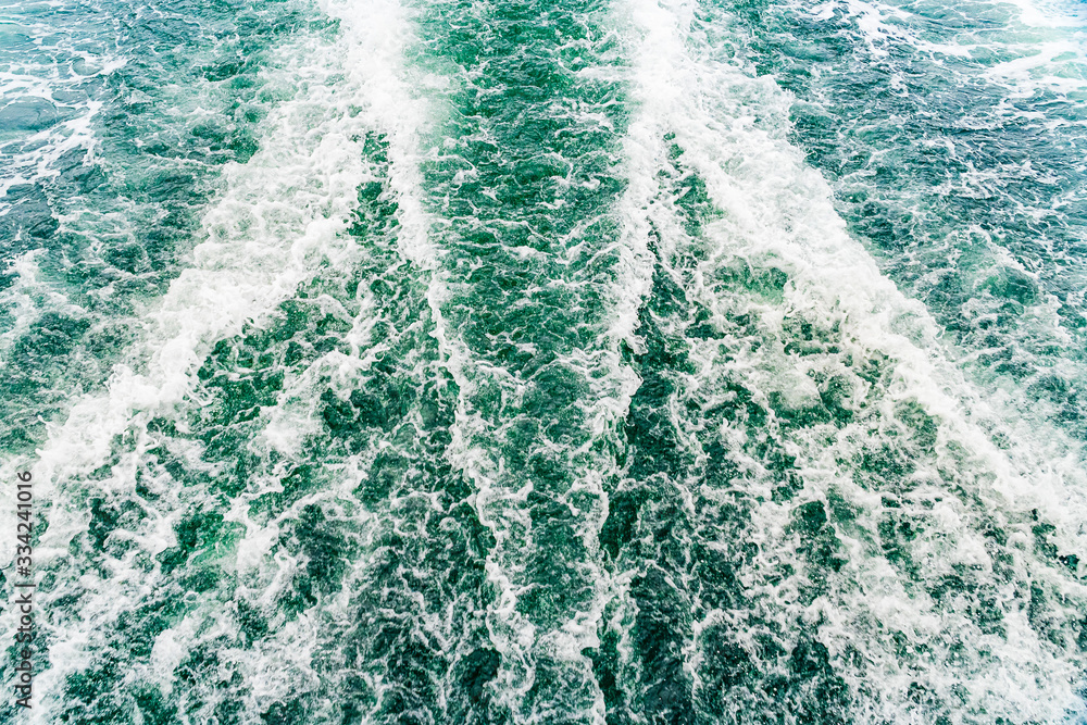 Seething atlantic sea water with foam, jet, stream Cape Cod