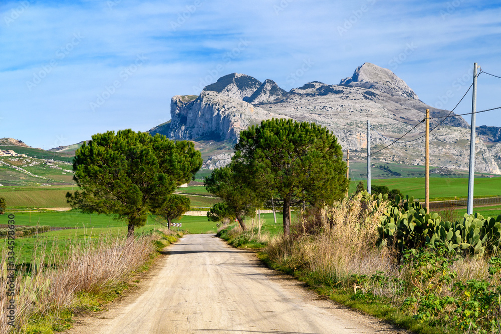 spring landscapes in Sicily, Italy